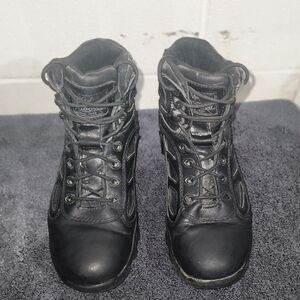 Mens Thorogood Tactical Side Zip Work Boots Size 8 Men, Size 10 Women
